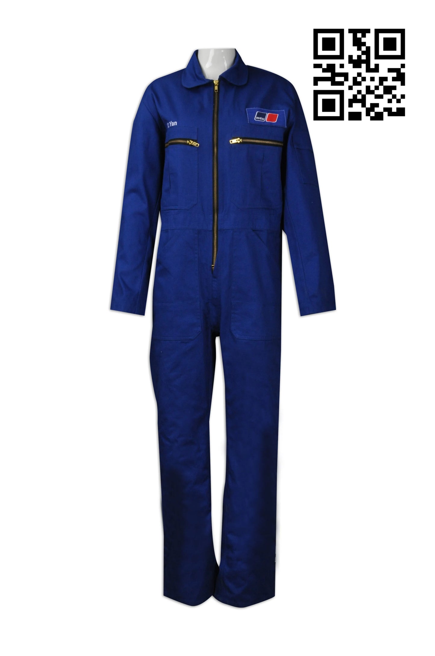 訂造連身工作服 網上下單工業制服 D214