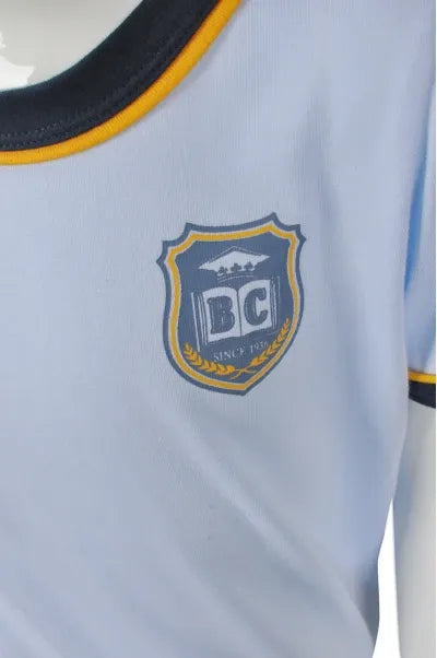 SU223 設計度身童裝校服款式 訂製運動服校服款式 博才小學 夏天體育校服 自製校服款式 校服供應商