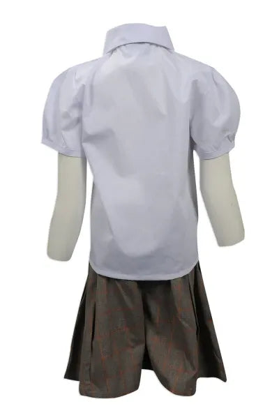 SU269 網上下單幼稚園女童校服套裝 夏季套裝 訂造幼稚園女童校服 遵理幼兒園 自訂女童校服專營店