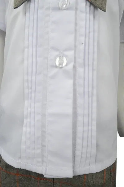 SU269 網上下單幼稚園女童校服套裝 夏季套裝 訂造幼稚園女童校服 遵理幼兒園 自訂女童校服專營店