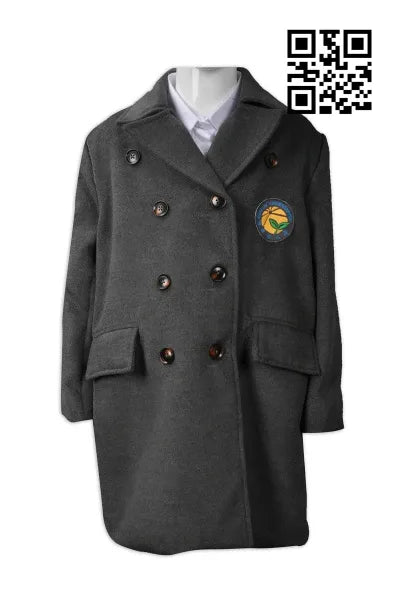 SU241 設計兒童校服款式 訂做風䄛外套校服款式 冬季外套 幼兒園 羊絨大地校褸 自訂女裝校服款式 遵理幼兒園 校服專門店