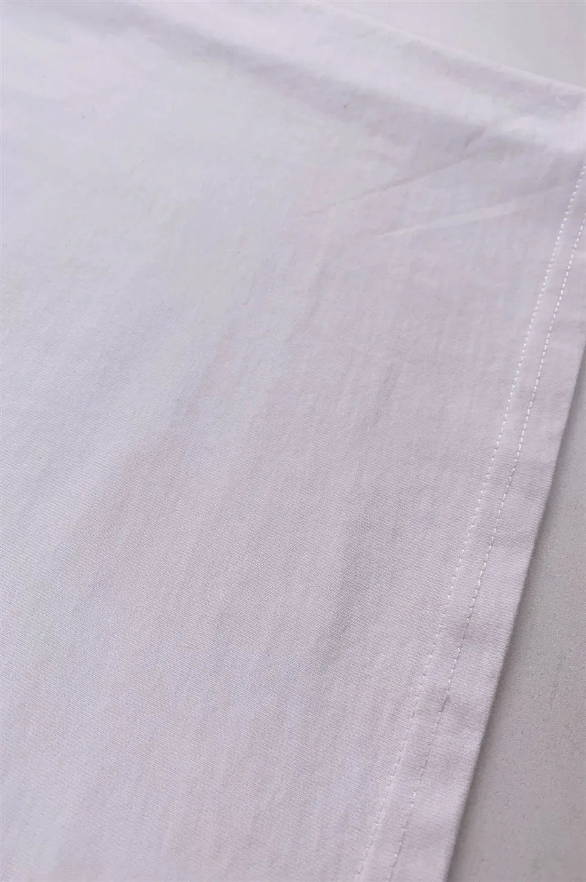 訂製純白色圓領T恤 設計夏季團體工作服 T1108