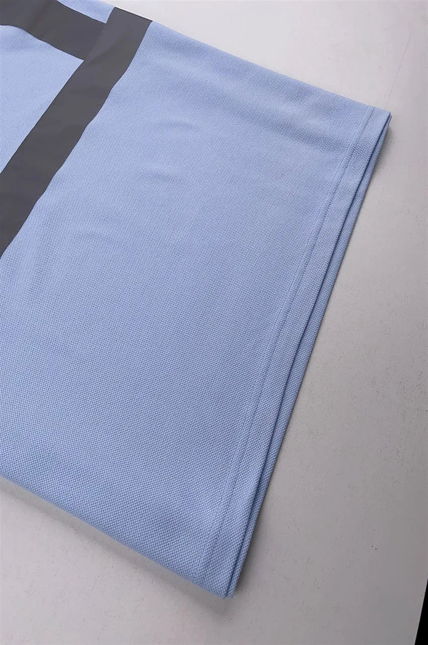 大量訂購藍色短袖Polo恤工業制服 D377