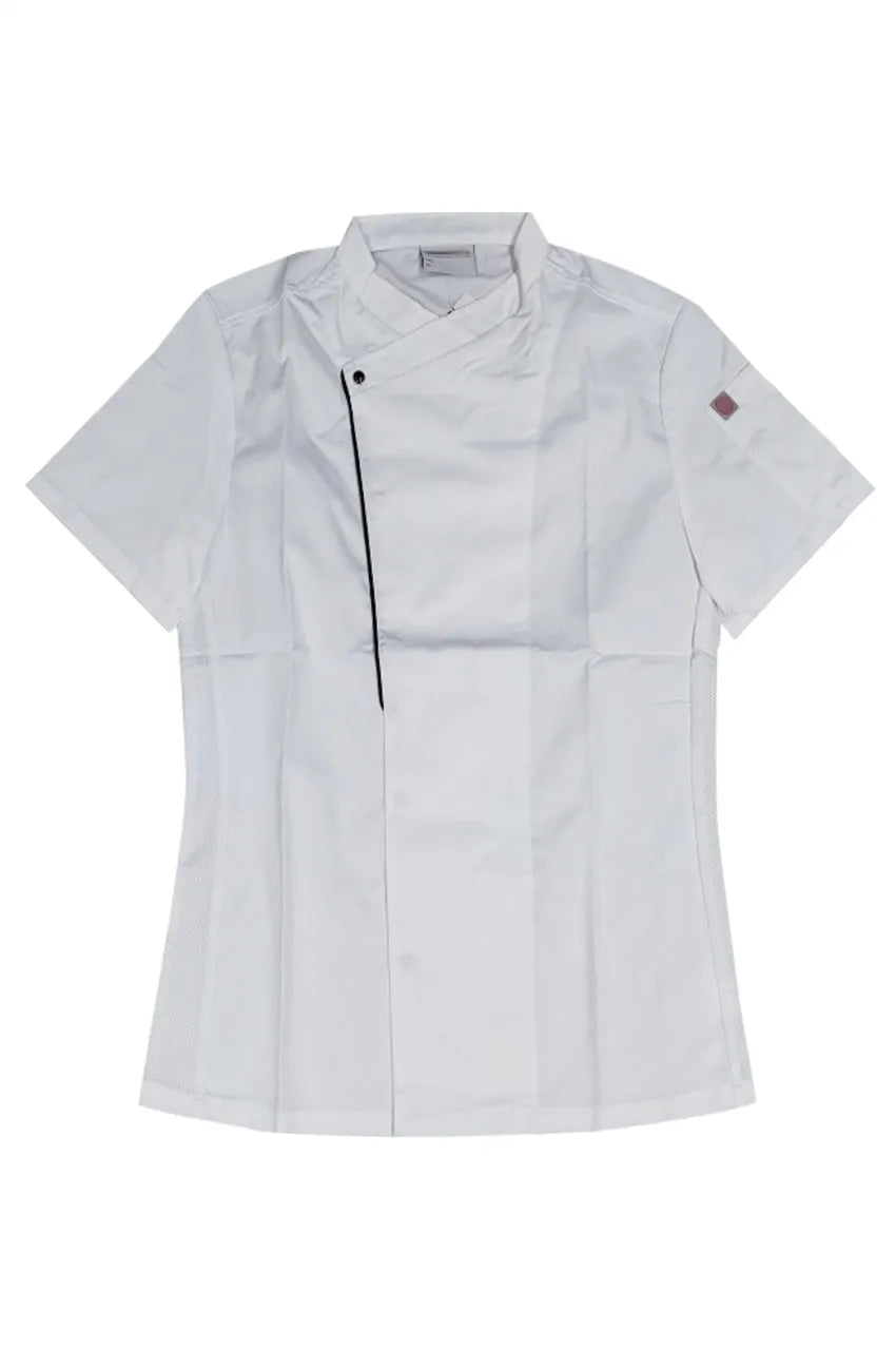 網上訂製白色廚師制服 訂購員工廚師服 設計廚師服款式 訂購團體餐飲廚師服供應商 GZ-PRETTYKITCHEN-001