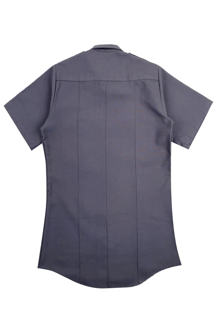 設計純色灰色女裝工業制服 訂製修身修腰工業制服 D385