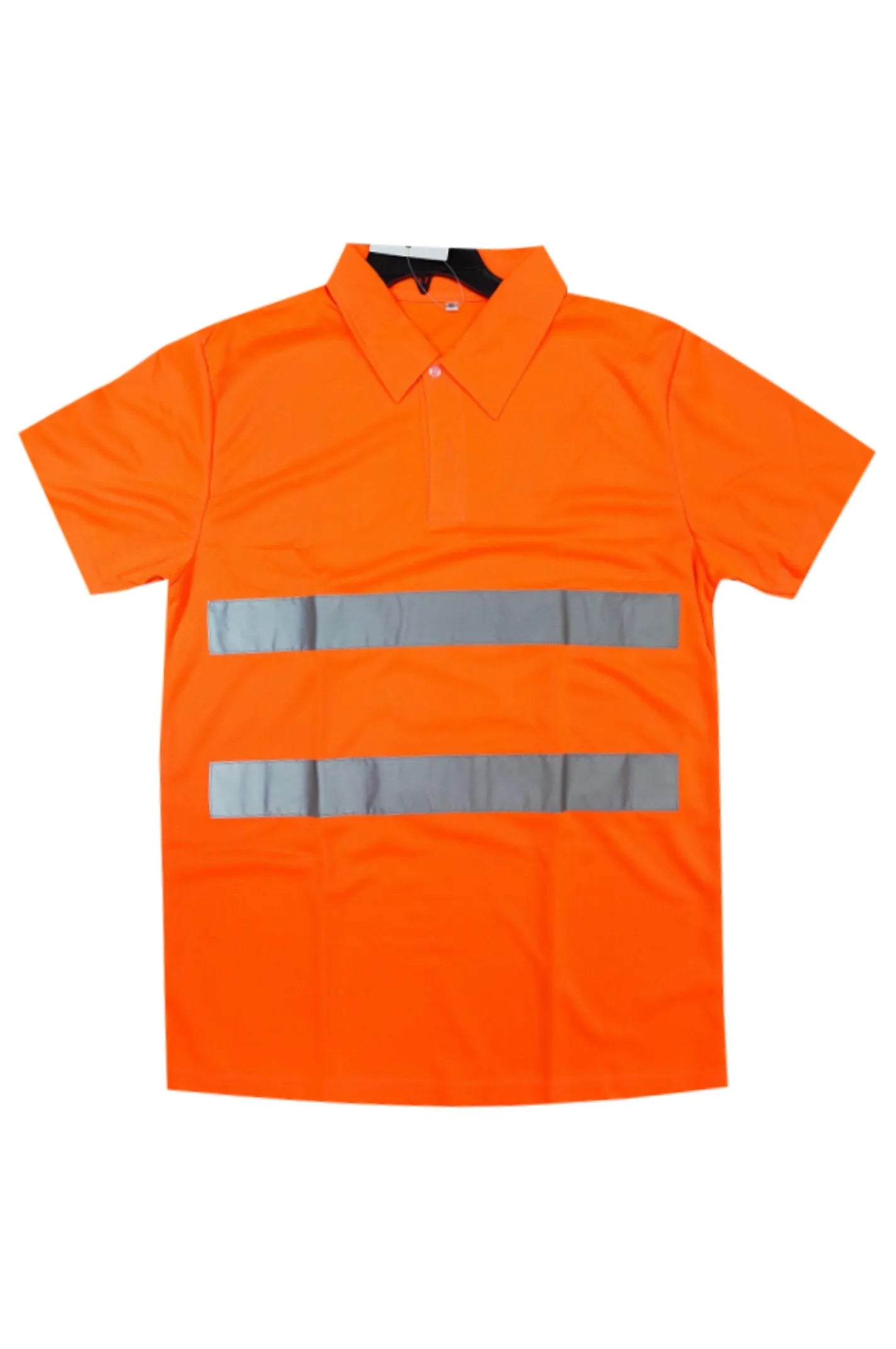 設計短袖反光條工業Polo 救護員用 工業制服製衣廠 HK-Galaxy-003