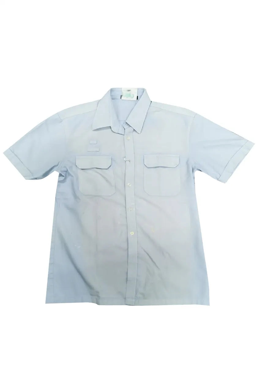 設計男裝短袖翻領襯衫 訂製男裝工業制服 D411