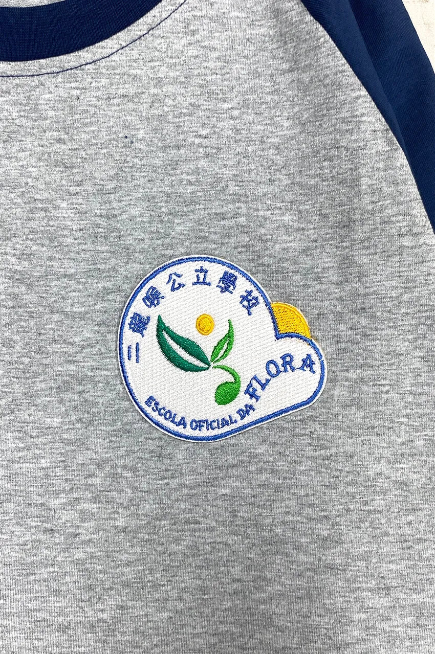 SU343 網上訂購冬季長袖衫 運動服上衣 二龍喉公立學校 牛角袖設計 澳門運動校服供應商