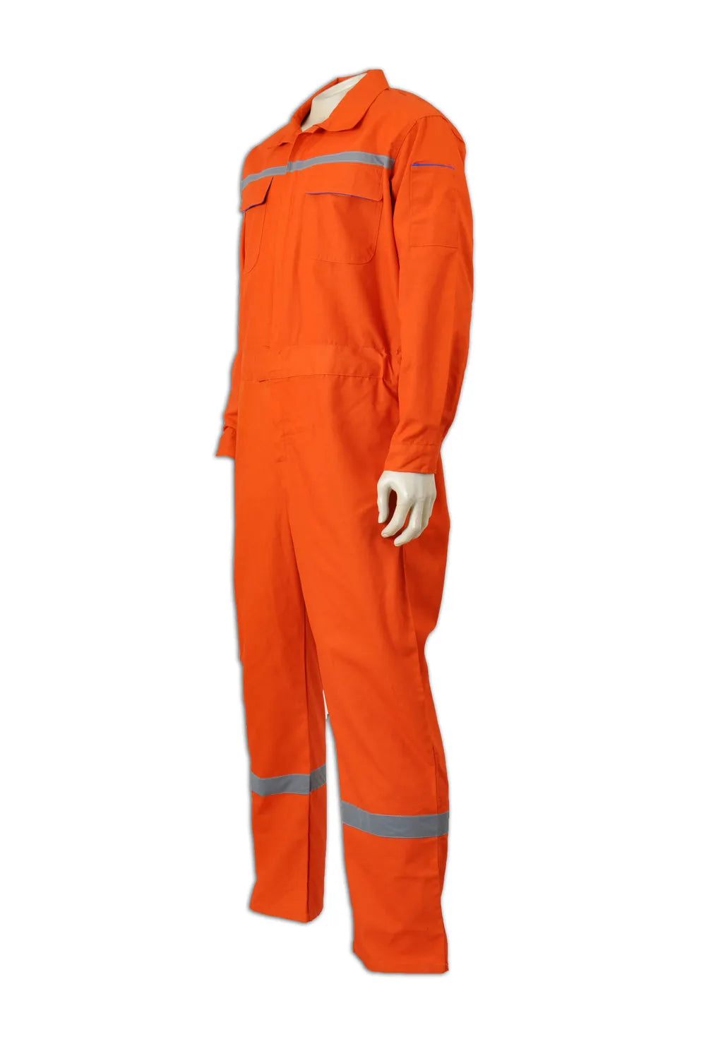 獨家製造工業連體制服 訂購團體員工制服 雙胸袋 D136