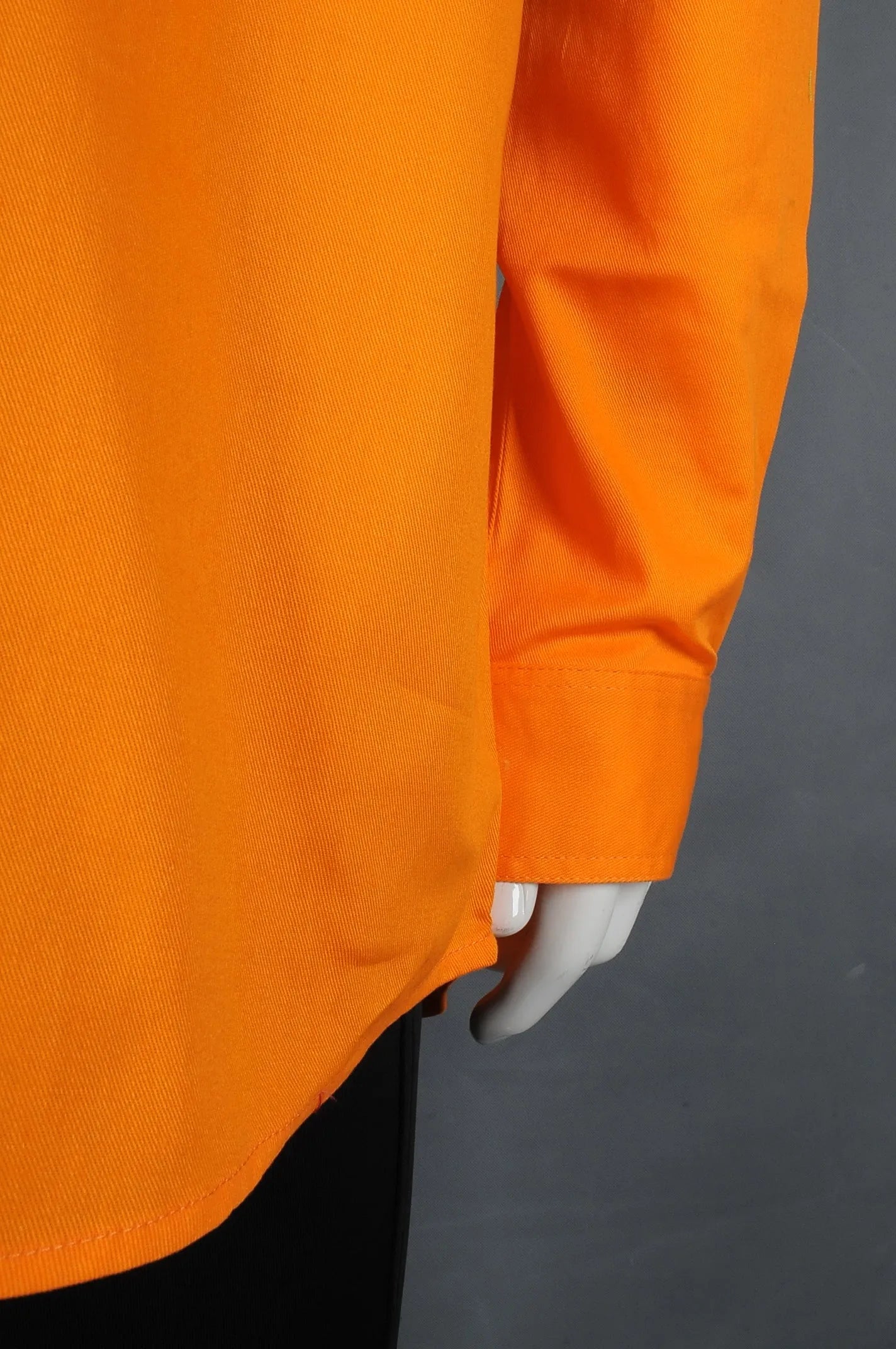 製作長袖撞色工業制服 屋宇維修 D295