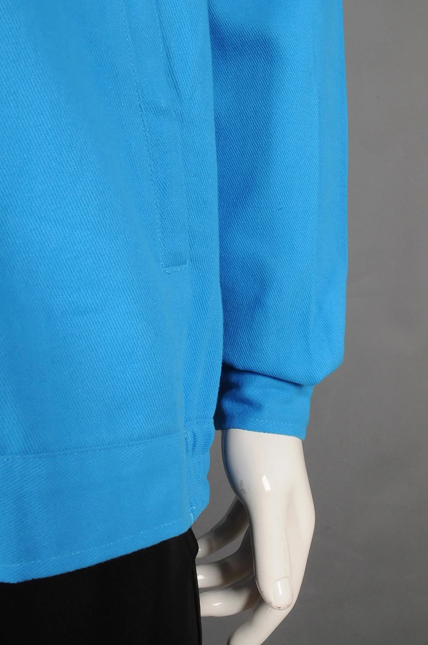 訂製長袖淨色工業制服 雙胸袋 D296