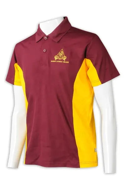 SU294 網上訂購POLO校服 夏季Polo上衣 反領 設計撞色POLO校服 澳洲學校 校服供應商