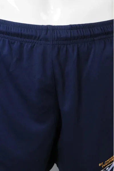 SU297 網上訂購校服運動短褲 夏季短褲 自訂繡花LOGO運動褲校服 澳洲學校 校服專營 藍色