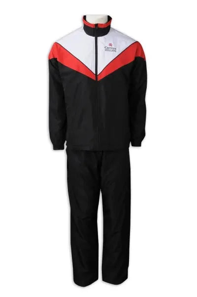 SU299 訂製撞色反領校服運動套裝 冬季套裝 設計LOGO校服運動套裝 澳洲學校 校服運動套裝工廠