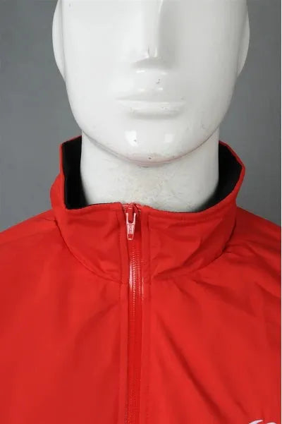 SU301 網上訂購冬季校服運動套裝 時尚設計紅色撞黑色校服運動套裝 澳洲學校 校服運動套裝製服公司