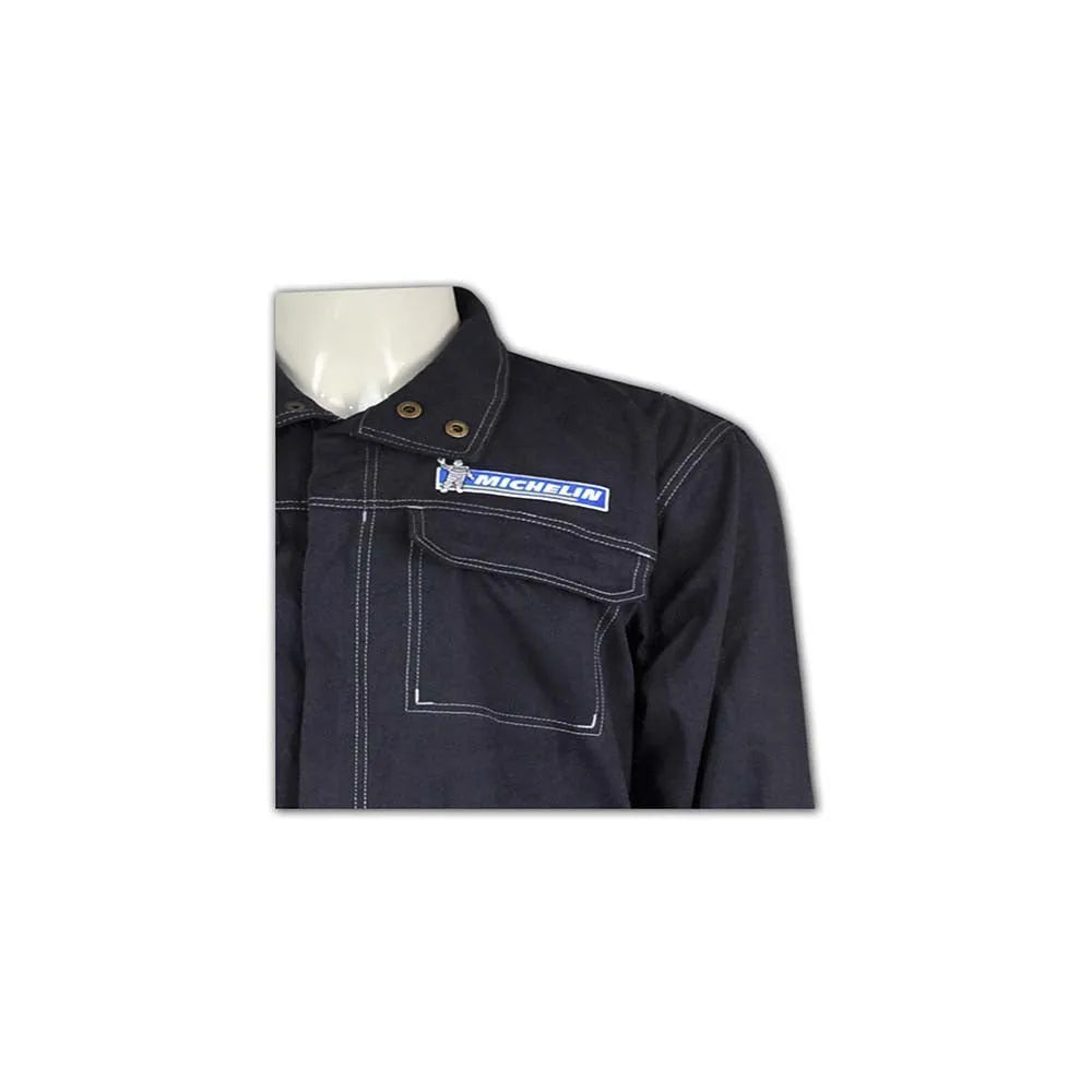 D121 訂製職業制服 設計工業制服套裝 雙胸袋 制服工業中心防鋸 igift制服公司生產商 - iGift 澳門一站式制服供應