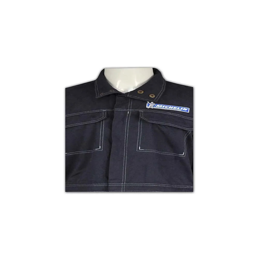 D121 訂製職業制服 設計工業制服套裝 雙胸袋 制服工業中心防鋸 igift制服公司生產商 - iGift 澳門一站式制服供應