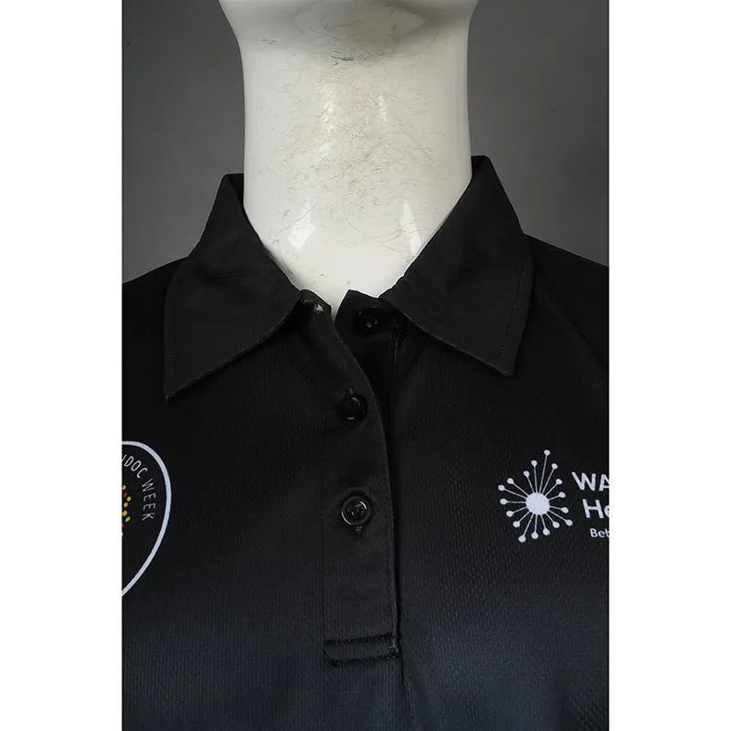 T995 網上下單熱升華 750網眼布 印花 拼色 3粒鈕 土著社區慶祝 活動週 熱升華製造商