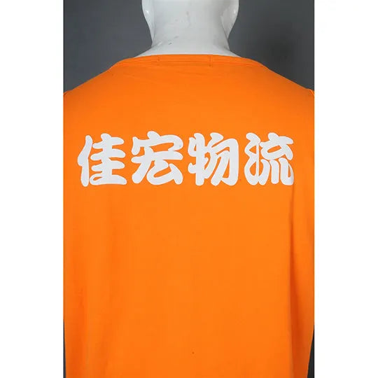 澳門 設計背心T恤橙色無袖男裝物流公司訂製 logo 背心T恤專門店 VT232