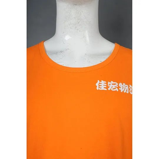 澳門 設計背心T恤橙色無袖男裝物流公司訂製 logo 背心T恤專門店 VT232