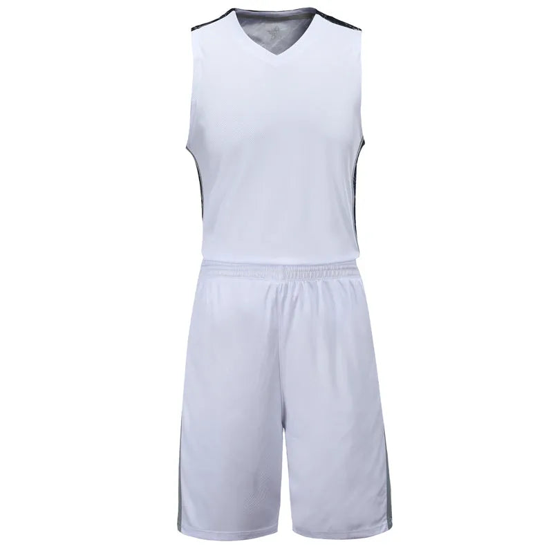 訂購團隊籃球服 設計速乾拼色籃球服套裝中心 13-3022