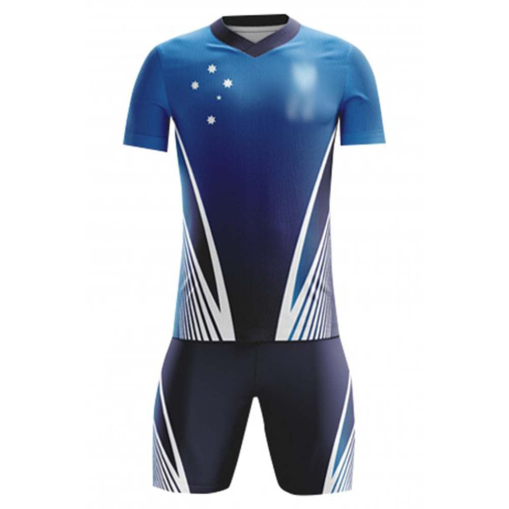 FJ026 網上下單訂購教練團隊足球服 時尚設計熱升華足球服套裝 足球服制服店
