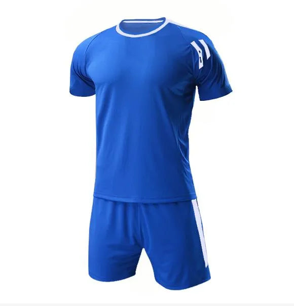 訂製休閒足球服 個人設計速乾足球服短袖套裝中心 GB1-708