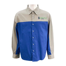 將圖片載入圖庫檢視器 D351 設計拼色恤衫工業制服 訂做印花LOGO 工人 工業制服外套批發商 美國 太陽能 環保行業 安裝人員 制服
