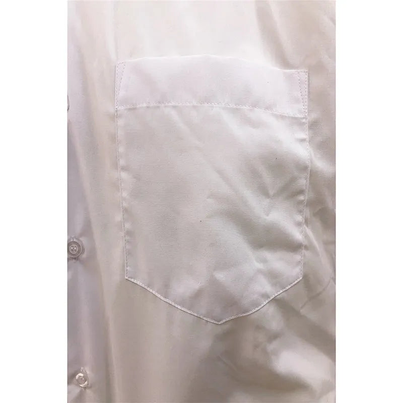 SE065 訂做保安部純色保安制服 標準領 保安部門恤衫 衫底圓弧腳
