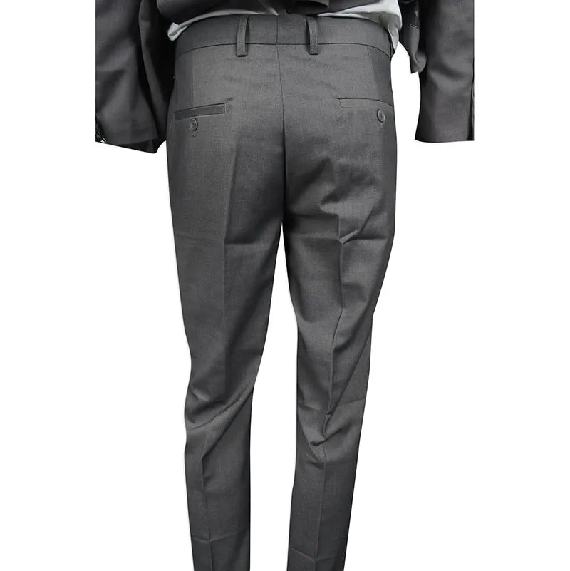 訂造保險從業員修身灰色西裝套裝 BS364