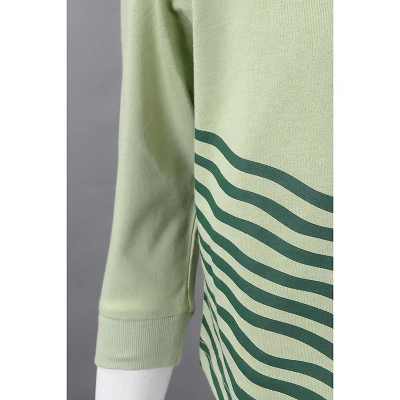 SU309 專業訂製長袖校服 個人設計立領polo恤校服 綠色印花logo 校服專營店 國際學校 預備班 幼兒園