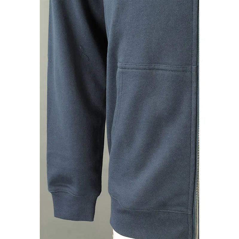 SU312 大量訂製男裝拉鏈衛衣校服外套 個人訂製繡花LOGO連帽校服外套 校服外套製衣廠 工友 學校老師 運動老師制服
