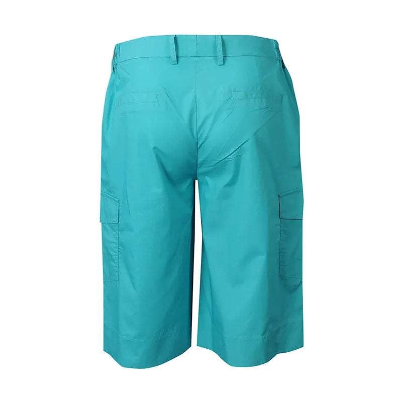 SU292 製造男裝淨色校服 訂製短褲校服 校服專營 100棉 湖藍色 新加坡