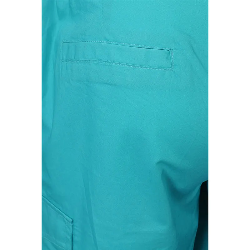 SU292 製造男裝淨色校服 訂製短褲校服 校服專營 100棉 湖藍色 新加坡