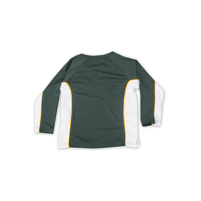 SU305 製造長袖T恤校服 設計拼接刺繡LOGO校服 校服專門店