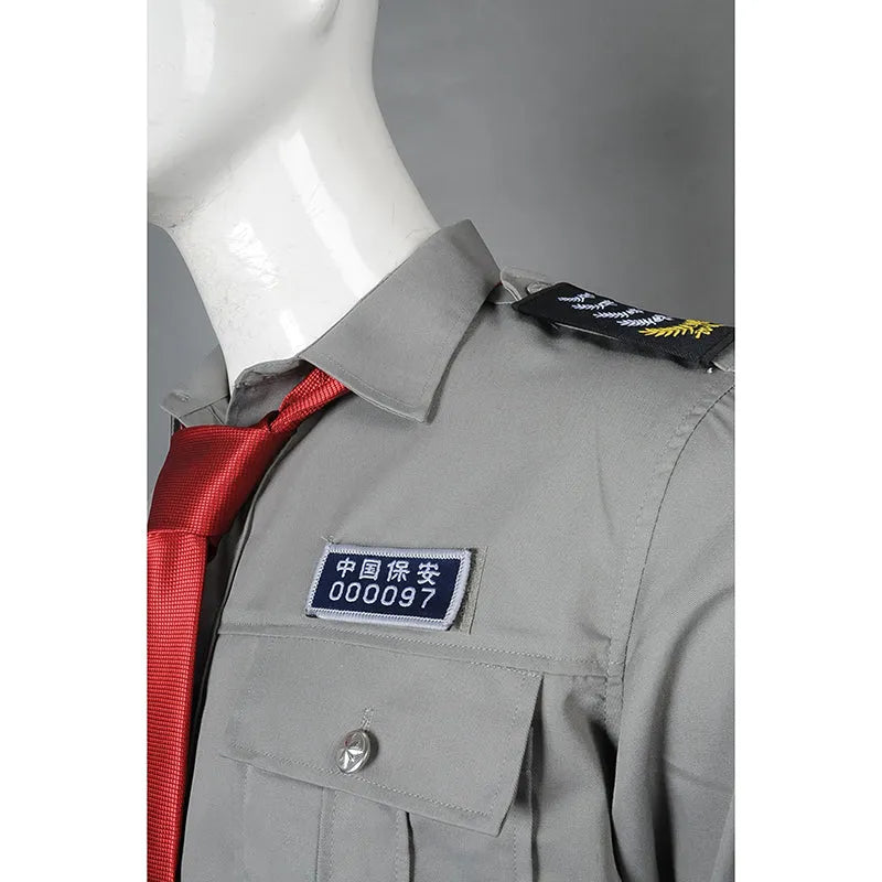 SE062 製作長袖保安制服恤衫 保安制服製衣廠