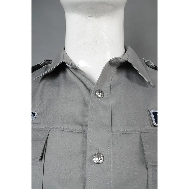 SE062 製作長袖保安制服恤衫 保安制服製衣廠