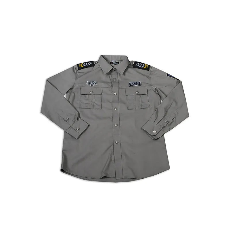 SE062 製作長袖保安制服恤衫 保安制服製衣廠