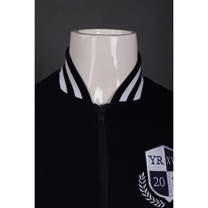 Z427 訂購 拉鏈 企領 扁機 棒球褸 棒球服專業供應商
