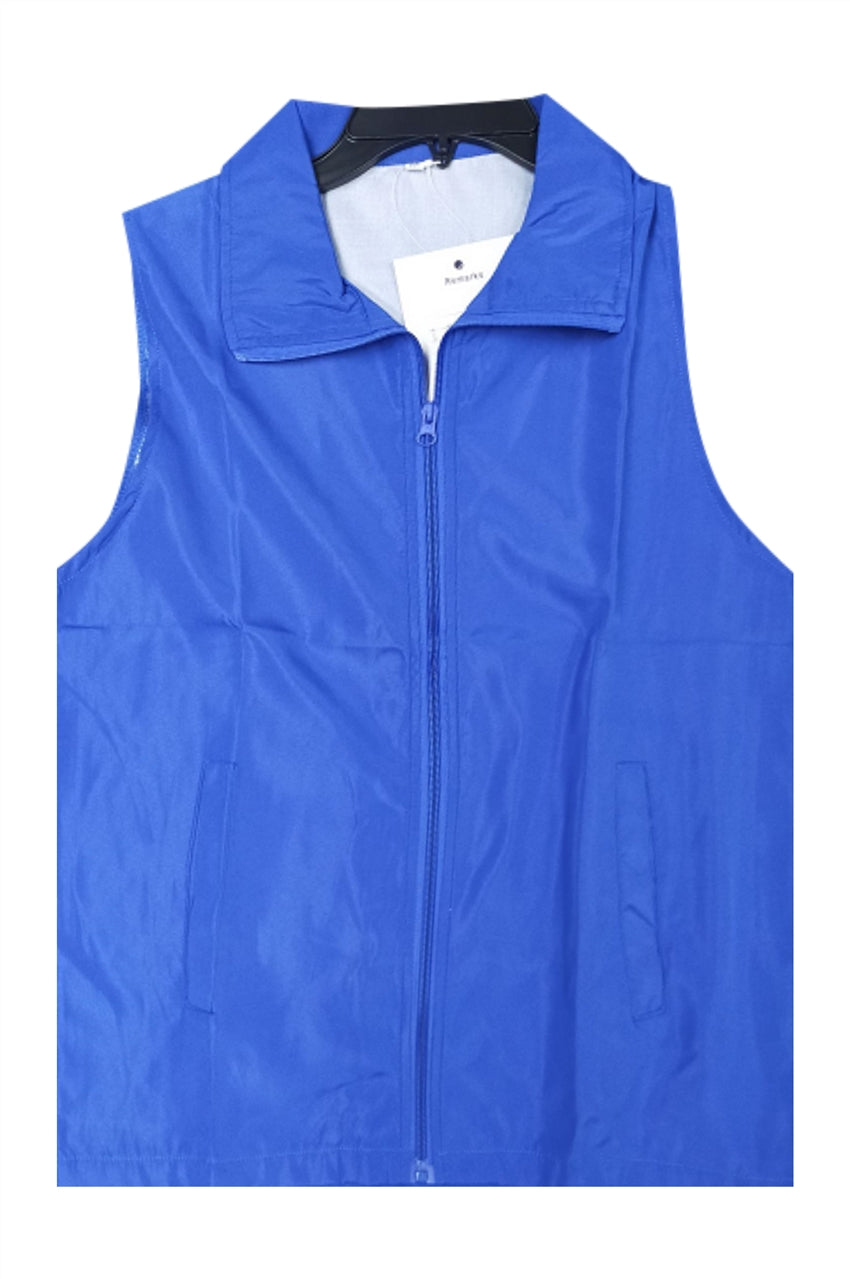 專業訂造藍色背心 來樣訂製背心款式 訂購背心布料 訂做工業背心公司   HK-Galaxy-010