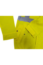 將圖片載入圖庫檢視器 設計CIC 抗熱服黃色 黑色雙面穿長袖外套  D401
