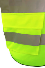 將圖片載入圖庫檢視器 獨家訂做熒光綠工業背心 反光條  D358

