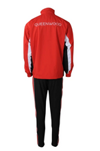 將圖片載入圖庫檢視器 SU301 網上訂購冬季校服運動套裝 時尚設計紅色撞黑色校服運動套裝 澳洲學校 校服運動套裝製服公司

