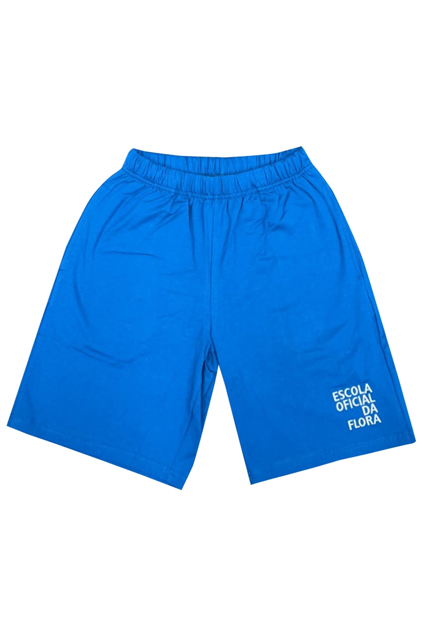 SU351  製造藍色夏季短褲  運動短褲  二龍喉公立學校   校服運動褲生產商  校服專營