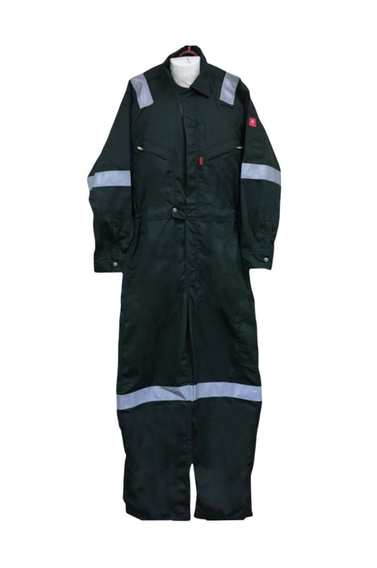 [高品質訂製阻燃安全反光連身工作服]｜耐磨阻燃防護制服｜現貨供應專業阻燃連體服   SKWK190