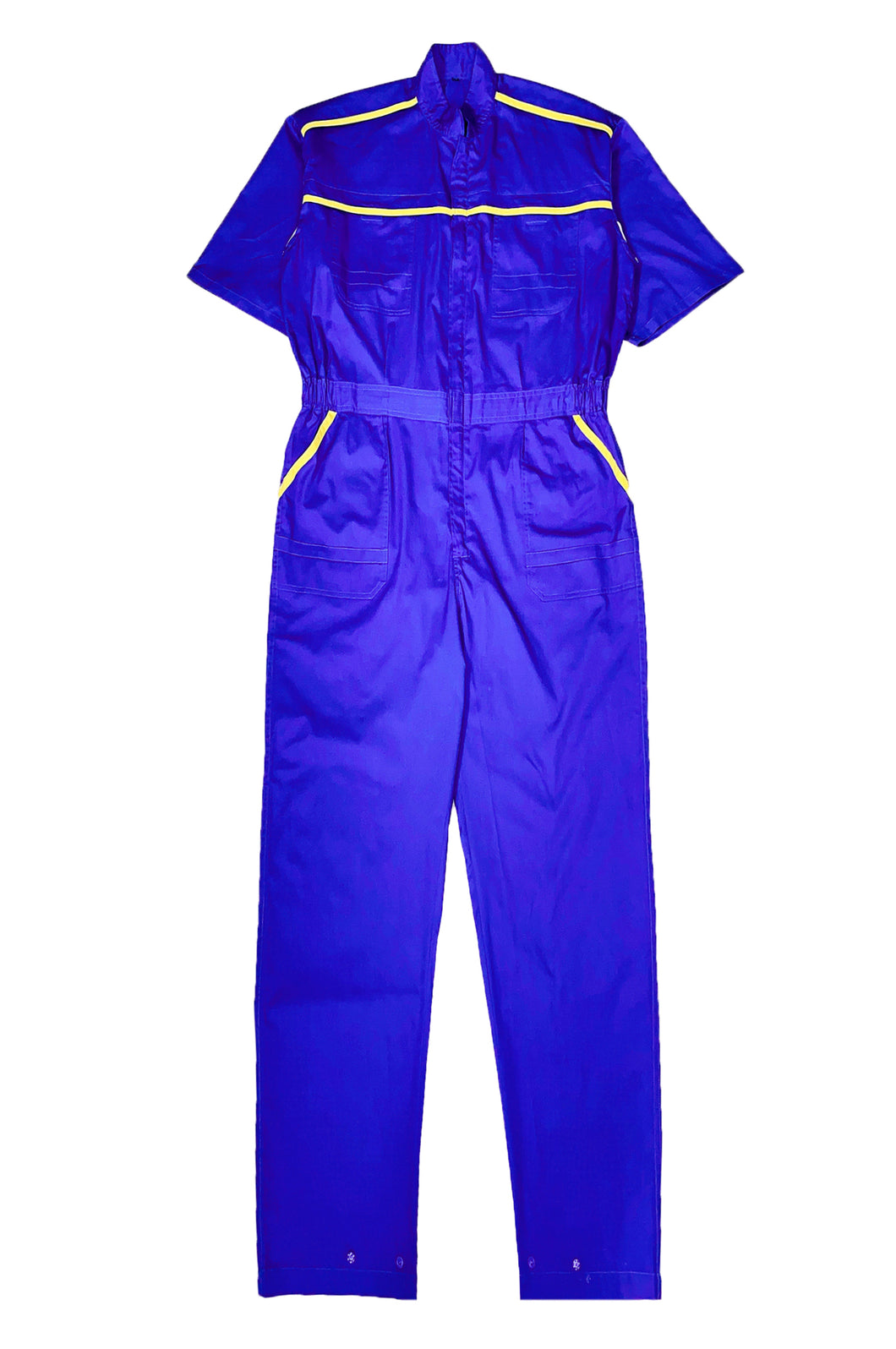 訂做女裝連體工業制服 設計魔術貼拉鏈工業制服  D375