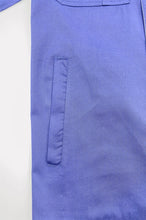 Carregar imagem no visualizador da galeria, 設計灰色撞色寶藍色工業制服 訂製個人設計啪鈕拉鏈橡筋工業制服 D383
