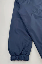 將圖片載入圖庫檢視器 設計寶藍色拉鏈風褸外套     訂製左胸拉鏈袋印花logo  J1014
