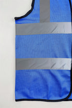 Carregar imagem no visualizador da galeria, 網上下單訂購藍色工業背心外套 設計印花LOGO工程外套   D376
