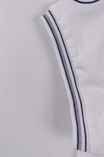 將圖片載入圖庫檢視器 大量訂購女裝白色短袖Polo恤  設計企領拉鏈  P1552
